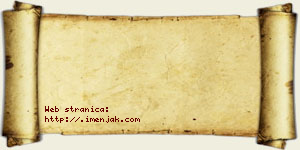 Olga Brzaković vizit kartica